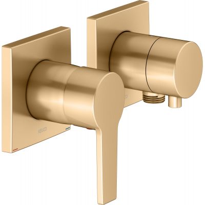 Keuco Edition 11 bateria prysznicowa podtynkowa mosiądz szczotkowany 51151251122