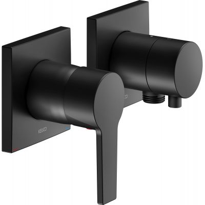 Keuco Edition 11 bateria prysznicowa podtynkowa czarny mat 51151371122