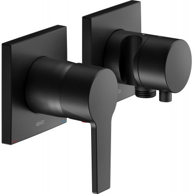 Keuco Edition 11 bateria prysznicowa podtynkowa czarny mat 51151371222