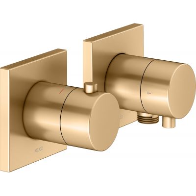 Keuco Edition 11 bateria prysznicowa termostatyczna podtynkowa mosiądz szczotkowany 51153251122