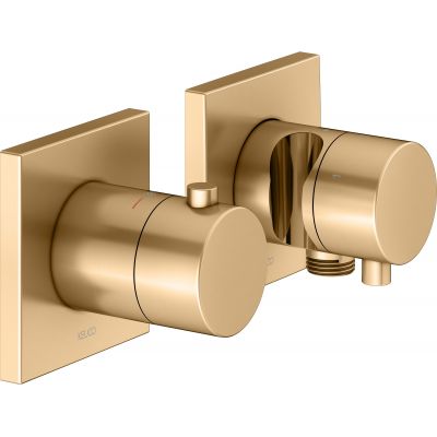Keuco Edition 11 bateria prysznicowa termostatyczna podtynkowa mosiądz szczotkowany 51153251232