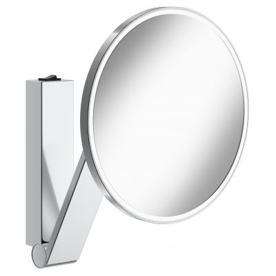 Keuco Cosmetic mirrors lusterko kosmetyczne 21,2x21,2 cm z podświetleniem 17612019004