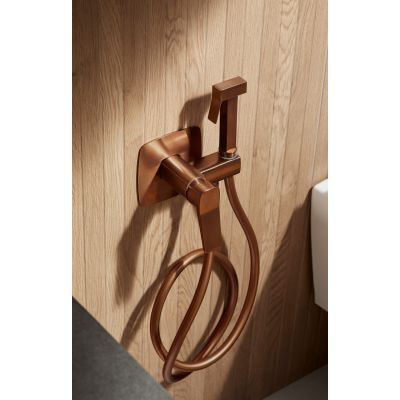 KFA Armatura Malaga bateria bidetowa podtynkowa różowe złoto szczotkowane 4529-512-34