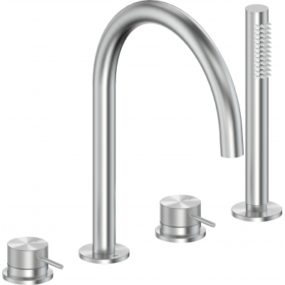 KFA Armatura Moza 316L bateria wannowo-prysznicowa nawannowa stal inox 5045-210-22