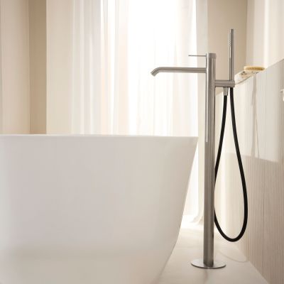 KFA Armatura Moza 316L bateria wannowo-prysznicowa wolnostojąca stal inox 5045-510-22