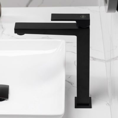 KFA Armatura Logon Black bateria umywalkowa stojąca czarna 5132-612-81