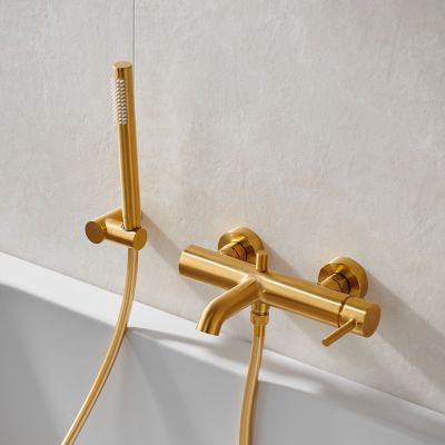 KFA Armatura Moza Gold bateria wannowo-prysznicowa ścienna złoty 5034-020-31