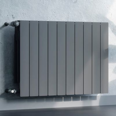 KFA Armatura ADR grzejnik pokojowy 67,2x96,6 cm podłączenie boczne grafitowy 764-120-61