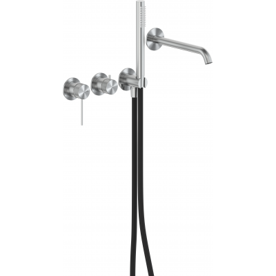 KFA Armatura Moza 316L zestaw wannowo-prysznicowy podtynkowy stal inox 5049-410-22