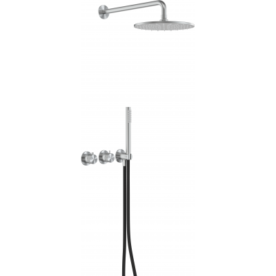 KFA Armatura Moza 316L zestaw prysznicowy podtynkowy z deszczownicą stal inox 5779-510-22