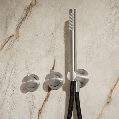 KFA Armatura Moza 316L zestaw prysznicowy podtynkowy z deszczownicą stal inox 5779-510-22