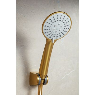 KFA Armatura Moza zestaw prysznicowy ścienny złoty szczotkowany 841-220-31