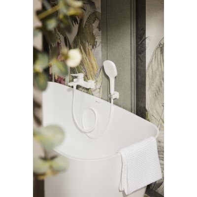 KFA Armatura Malaga zestaw prysznicowy ścienny biały 841-255-44