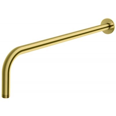 Kohlman Experience Brushed Gold ramię prysznicowe 40 cm ścienne złoty szczotkowany WNEGDB
