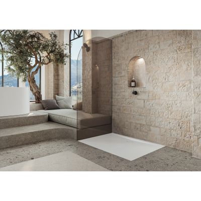 Kaldewei Superplan Zero brodzik 80x170 cm prostokątny z obniżonym nośnikiem ze styropianu model 1608-5 biały 360847980001