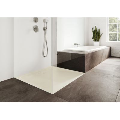 Kaldewei Cayonoplan brodzik 80x80 cm kwadratowy model 2251-5 z obniżonym nośnikiem styropianowym pergamon 361147980231