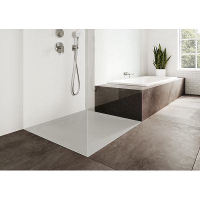 Kaldewei Cayonoplan brodzik 80x80 cm kwadratowy model 2251-5 z obniżonym nośnikiem styropianowym warm grey 10 361147980668