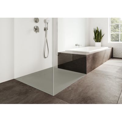 Kaldewei Cayonoplan brodzik 80x80 cm kwadratowy model 2251-5 z obniżonym nośnikiem styropianowym warm grey 30 361147980669