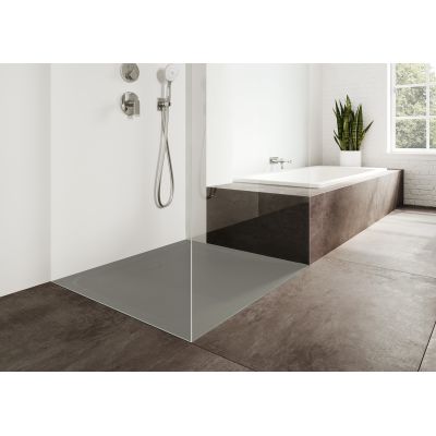 Kaldewei Cayonoplan brodzik 80x80 cm kwadratowy model 2251-5 z obniżonym nośnikiem styropianowym warm grey 50 361147980670