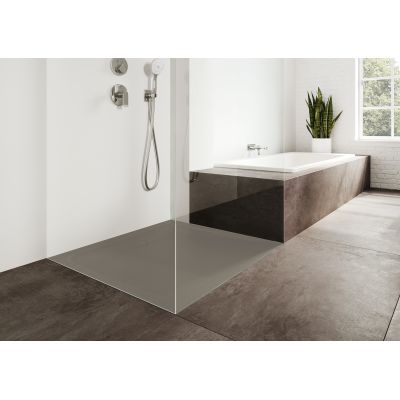 Kaldewei Cayonoplan brodzik 80x80 cm kwadratowy model 2251-5 z obniżonym nośnikiem styropianowym warm grey 60 361147980671