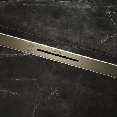 Kaldewei FlowLine Zero ruszt odpływu liniowego 90 cm model 2400 szampański szczotkowany 940000010931