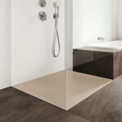 Kaldewei Cayonoplan brodzik 90x90 cm kwadratowy model 2254-5 z obniżonym nośnikiem styropianowym bahamabeige 361447980030