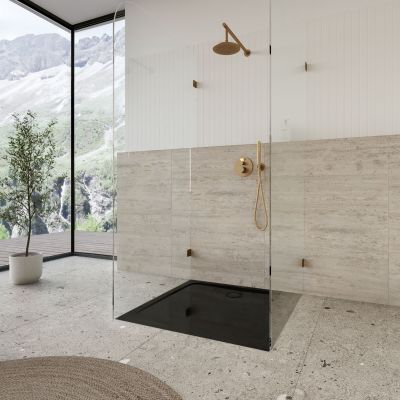 Kaldewei Cayonoplan brodzik kwadratowy 90x90 cm czarny 361447980701