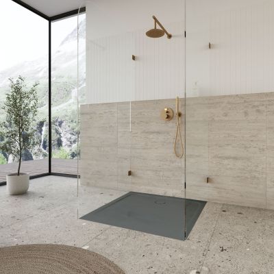 Kaldewei Cayonoplan brodzik kwadratowy 90x90 cm szary 361447980674