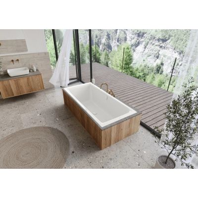 Kaldewei Puro Next Combi wanna prostokątna 180x80 cm model 1436 biała 143600010001