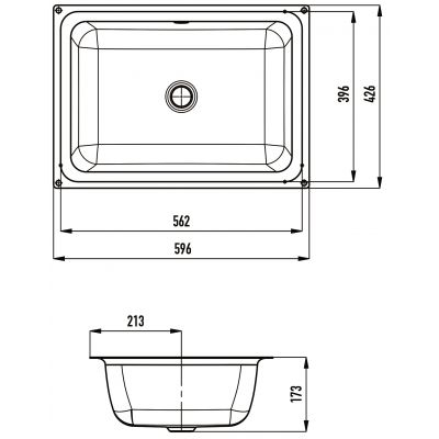 Kaldewei Cayono umywalka 59,6x42,6 cm podblatowa stalowa model 3190 biała 913706000001