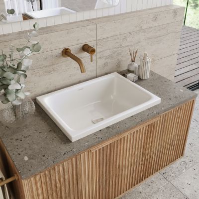 Kaldewei Cayono umywalka 58x41,5 cm wpuszczana stalowa model 3189 biała 913606000001