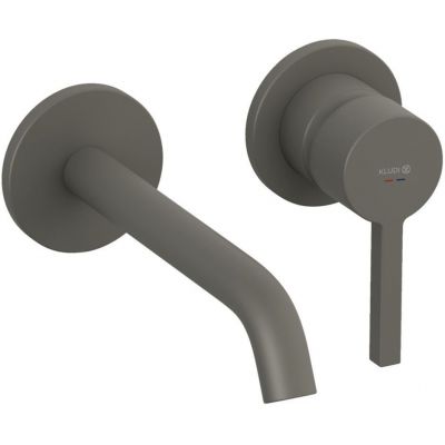 Kludi Nova Fonte Pura bateria umywalkowa podtynkowa szary mat 20244O115