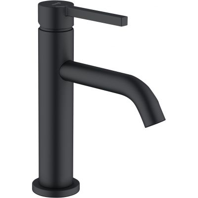 Kludi Nova Fonte Pura bateria umywalkowa stojąca czarny mat 202893915