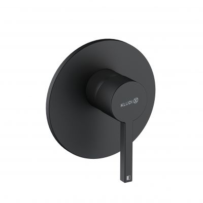 Kludi Nova Fonte Puristic bateria prysznicowa podtynkowa czarny mat 207553915