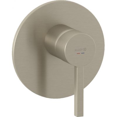 Kludi Nova Fonte Puristic bateria prysznicowa podtynkowa nikiel szczotkowany 20755N515