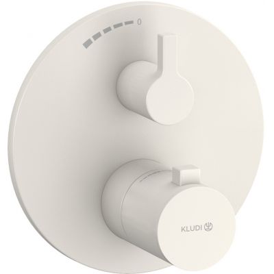 Kludi Nova Fonte Puristic bateria prysznicowa podtynkowa termostatyczna szaro-beżowy mat 20885O215