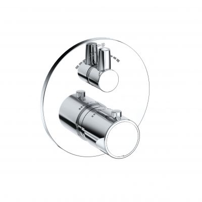 Kludi Zenta SL bateria wannowo-prysznicowa podtynkowa termostatyczna chrom 388100545