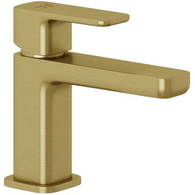 Kludi Renon bateria umywalkowa stojąca złoty szczotkowany 42266N075