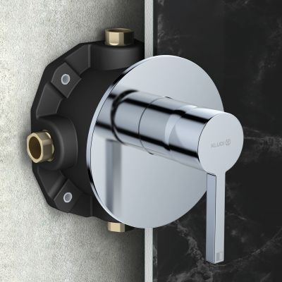 Kludi Nova Fonte Puristic zestaw prysznicowy podtynkowy z deszczownicą czarny szczotkowany (20759N215, 88022, 66514N2-00, 64325N2-00, 39120N2-00, 65567N2-00, 61071N2-00)