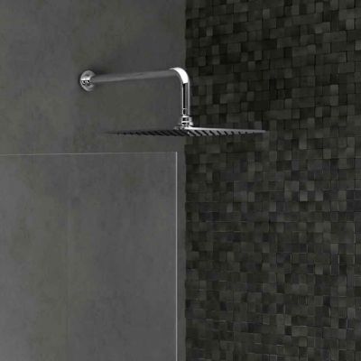 Kludi A-QA ramię prysznicowe 25 cm ścienne chrom 6651305-00