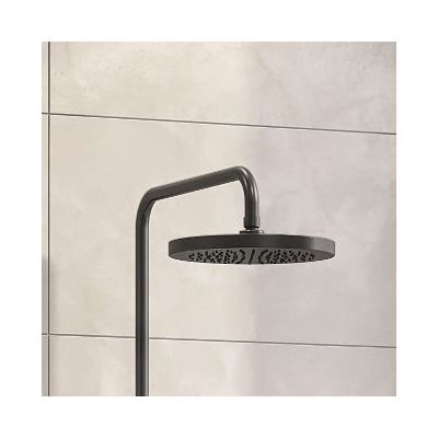 Kludi A-QA deszczownica 24,5x24,5 cm okrągła czarna 6651139-00