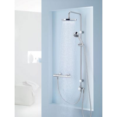 Kludi Zenta Dual Shower System zestaw prysznicowy ścienny chrom 6609005-00