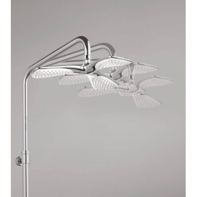 Kludi Fizz Dual Shower System system prysznicowy ścienny termostatyczny chrom 6709505-00