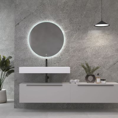 Kludi Resa umywalka z korkiem 121x50 cm prostokątna meblowa-nablatowa biały mat 59WW12153