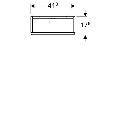 Koło Nova Pro szafka 46,4x17,6x85 cm lustrzana wisząca lava mat 501.039.00.1