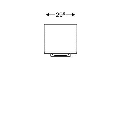 Koło Nova Pro Premium szafka 33x29,7x85 cm wisząca boczna biały połysk 501.359.00.1