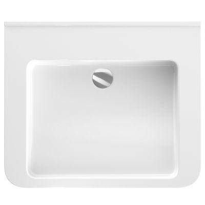 Koło Nova Pro Bez Barier umywalka 55x52,5 cm prostokątna dla niepełnosprawnych biała 501.570.01.1