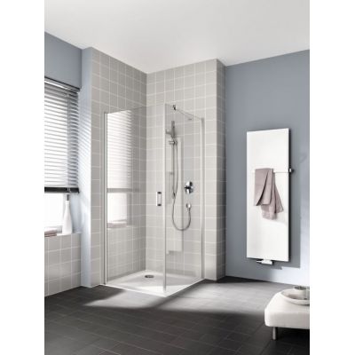 Kermi Cada XS drzwi prysznicowe 90 cm lewe srebrny połysk/szkło przezroczyste CK1KL09020VPK