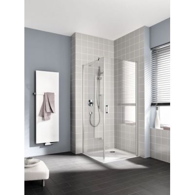 Kermi Cada XS drzwi prysznicowe 75 cm prawe srebrny połysk/szkło przezroczyste CK1KR07520VPK