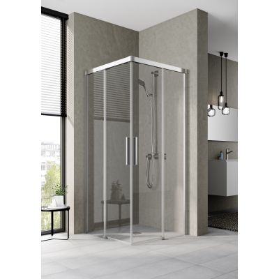 Kermi Nica NI C2 kabina prysznicowa część lewa 110x110 cm kwadratowa NIC2L11020VPK